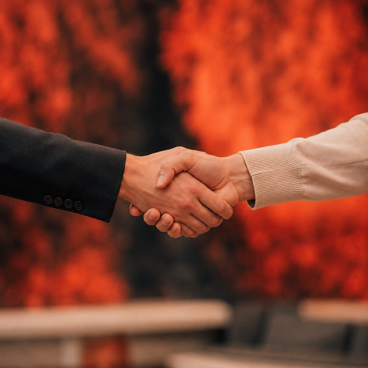 Partnerschaftlicher Handschlag — DeutschlandGPT als verlässlicher Partner für souveräne KI